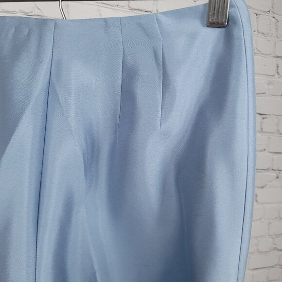 NWD Ann Taylor Blue Silk Sequin Bead Embellished Lined Pants Size 2 (26x28.5) - Picture 13 of 16